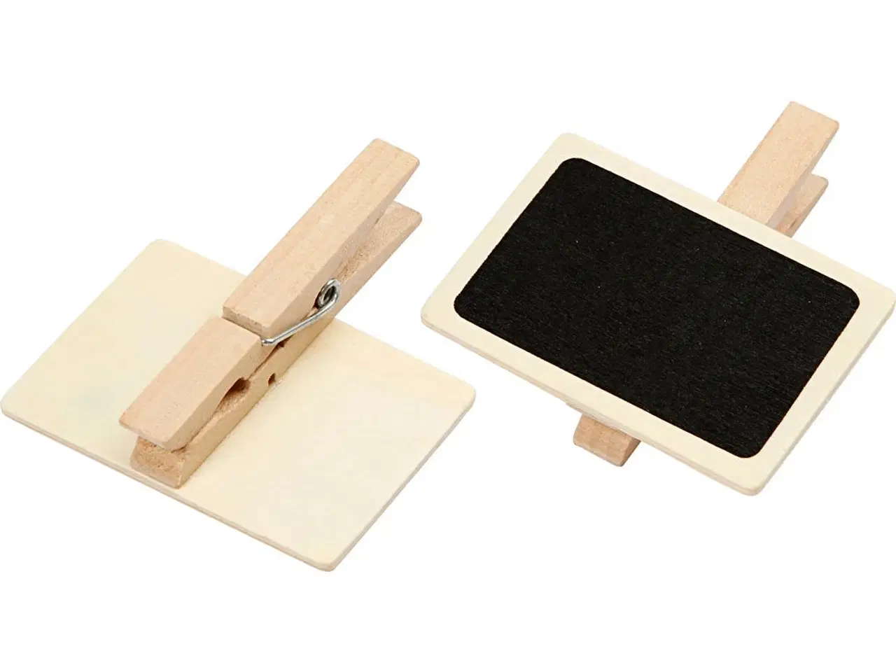 Billede 1 - Tavle med klemme, str. 6,8x4,7 cm, 6stk./ 1 pk.