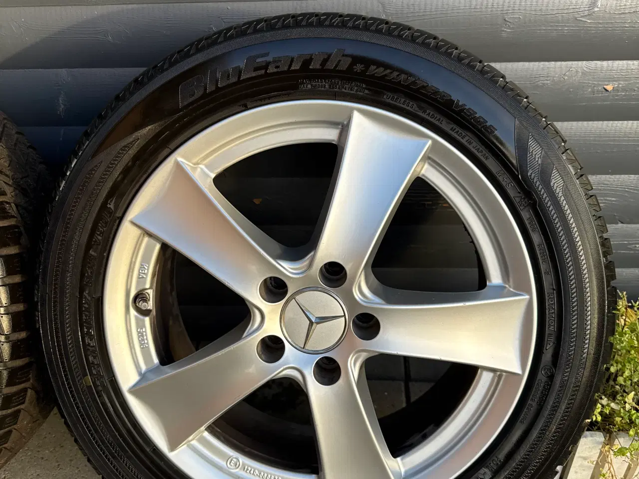 Billede 5 - 17" 5x112 alufælge til Mercedes YOHOHAMA vinterdæk