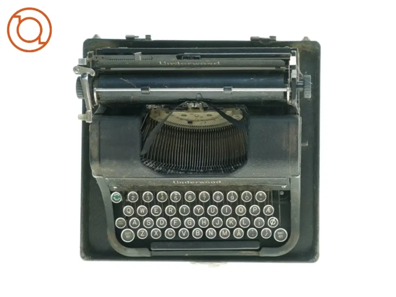 Billede 1 - Vintage Underwood skrivemaskine med etui fra Underwood (str. 33 x 14 cm)