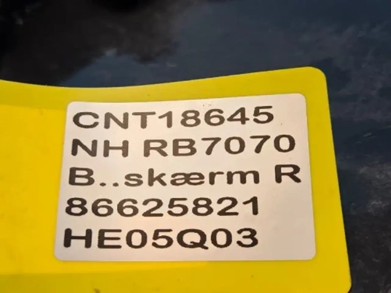 Billede 9 - New Holland BR7070 Beskyttelseskærm 86625821