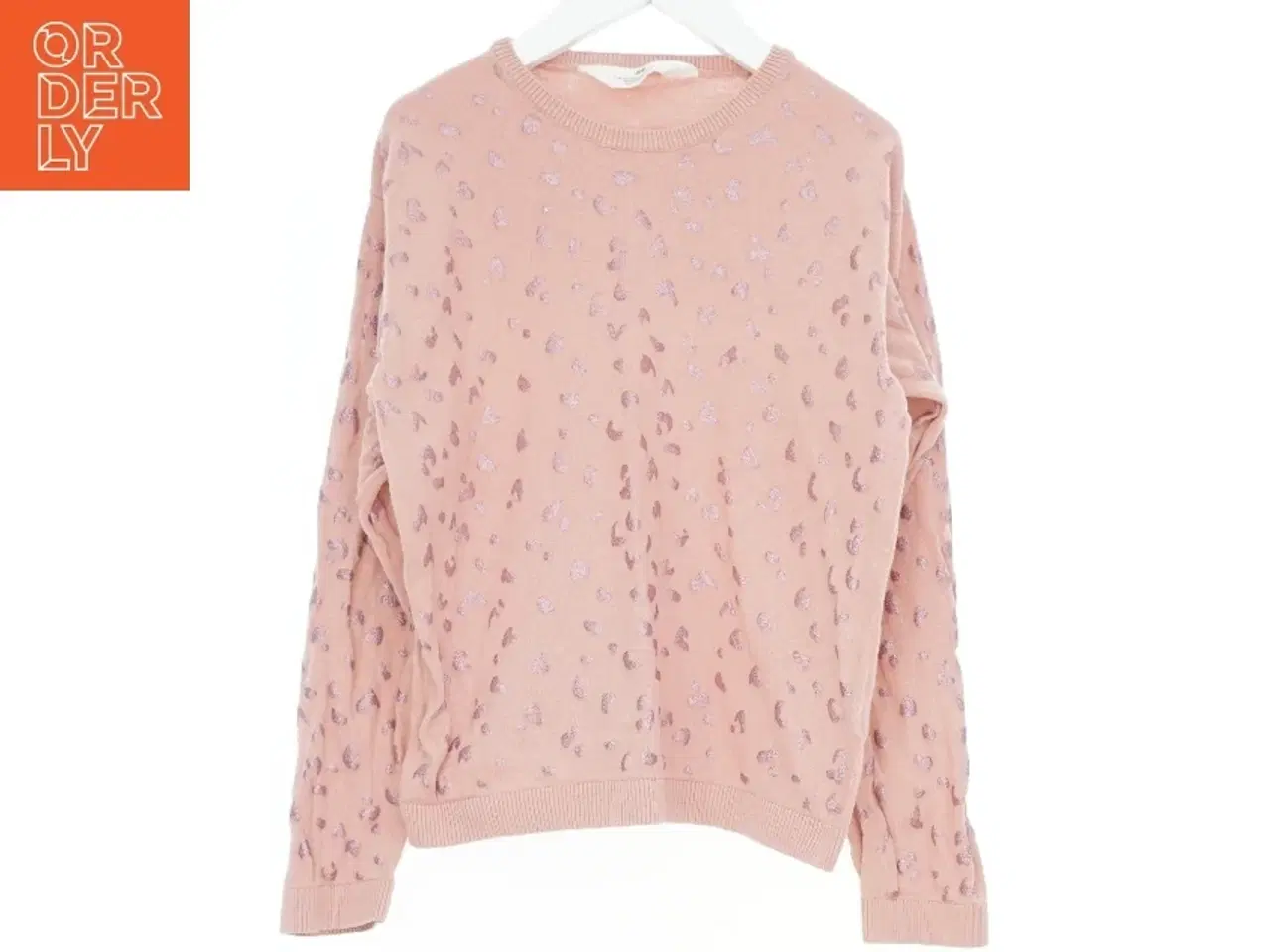 Billede 1 - Lyserød sweater med mønster fra H&M (str. 140)