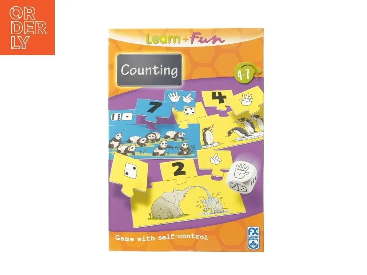 Billede 1 - Lær og sjov tællespil for børn fra FX Schmid (str. 3x27x19 cm)