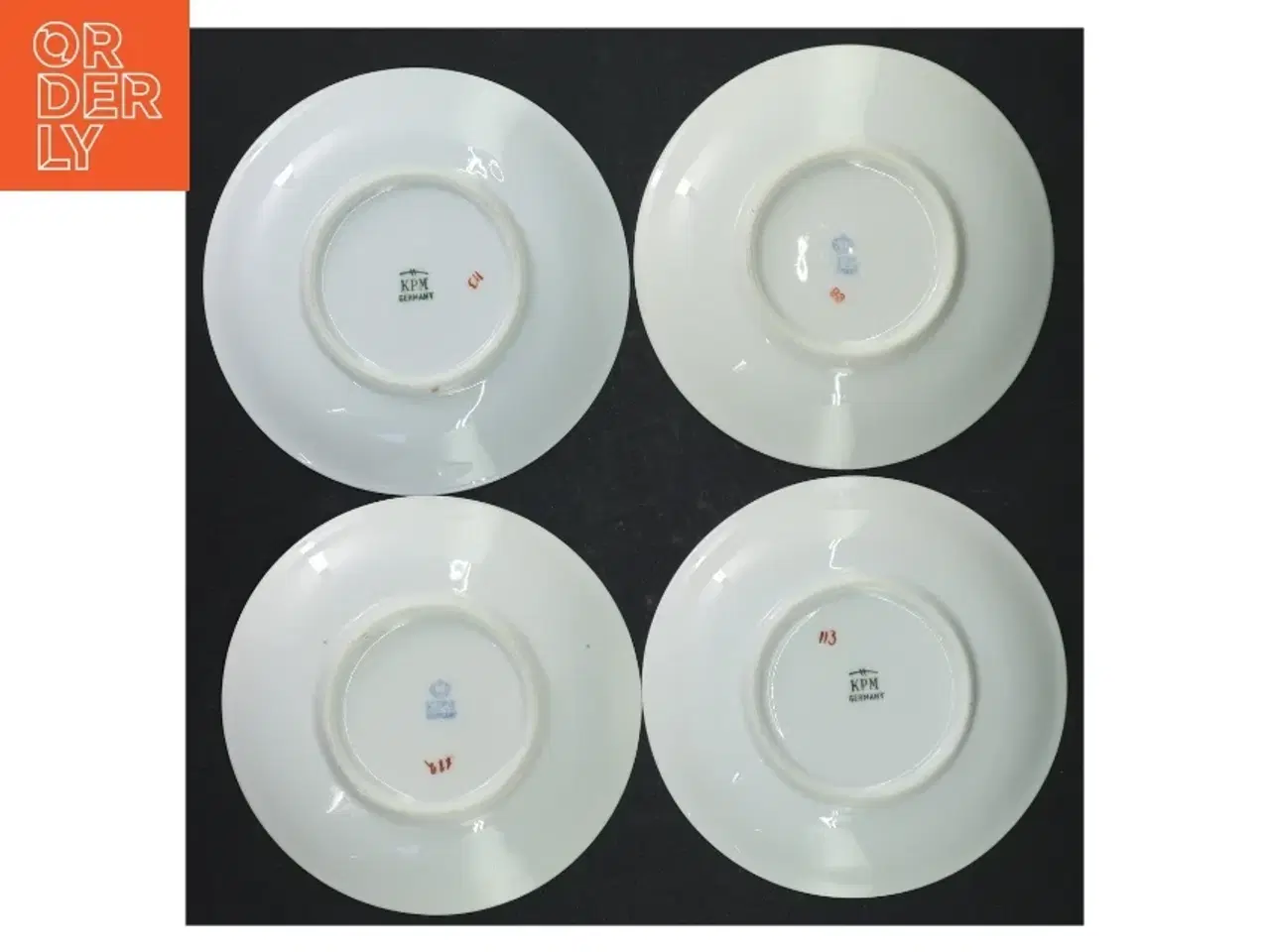 Billede 7 - Porcelænskopper og underkopper fra KPM (str. Ø. 15 cm. ø. 12,5 cm. h 6 cm ø. 6,5 cm)