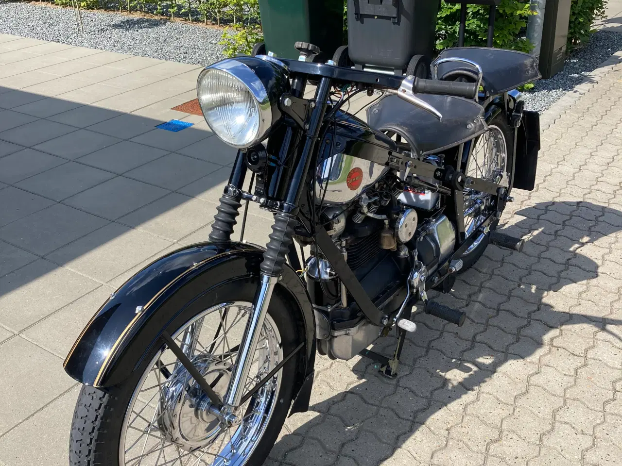Billede 7 - Meget flot nimbus mc og u restaureret sidevogn til