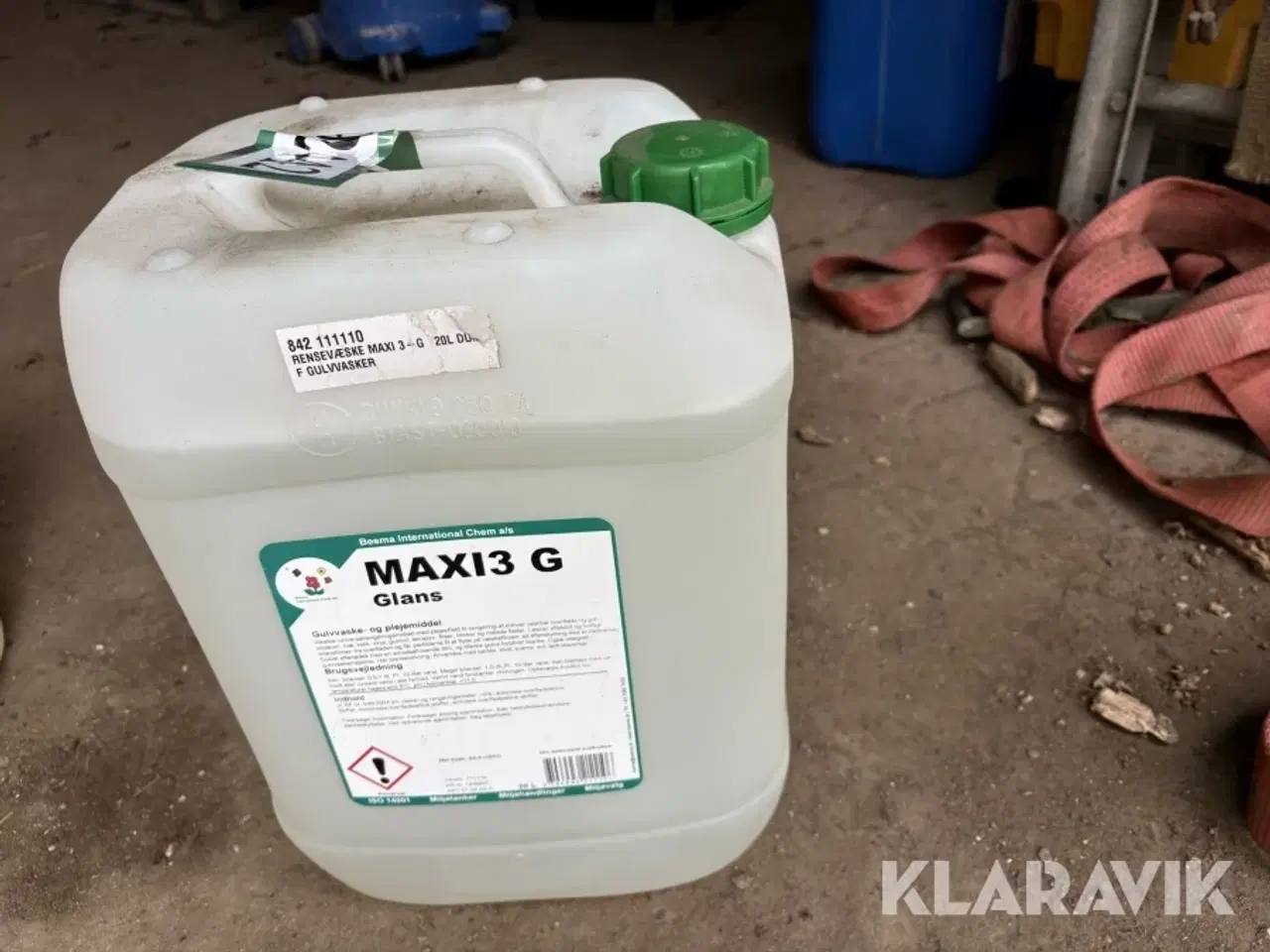 Billede 1 - Parti rengøringsmidler – Clean Wash X & MAXI 3 G – 2 x 20 L