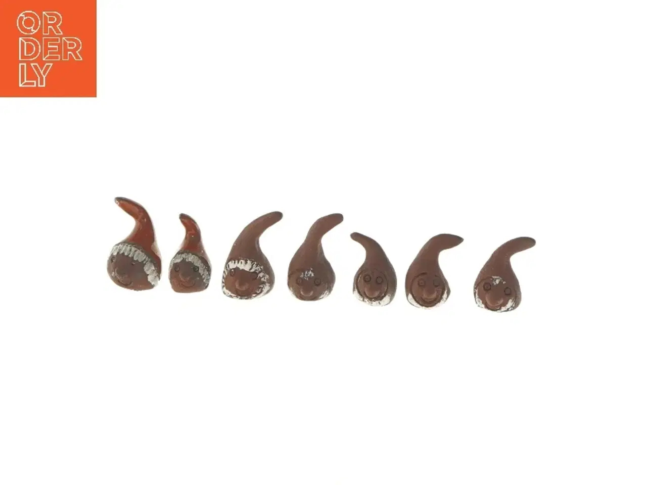 Billede 1 - 6 Små nisser (str. 3,5 cm)