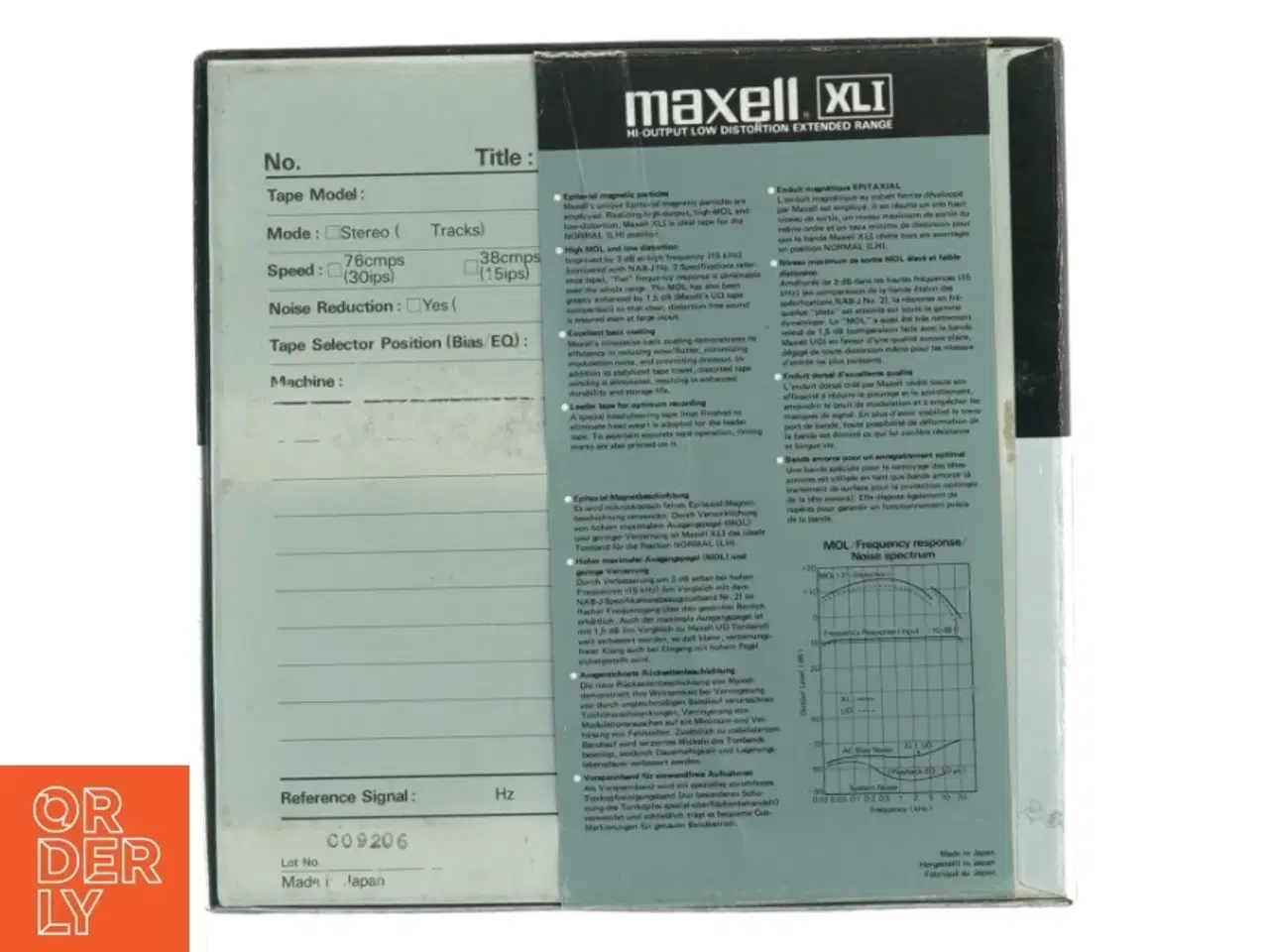 Billede 3 - Maxell XLI 35-90B Audio Spolebånd fra Maxell (str. 18 x 18 cm)