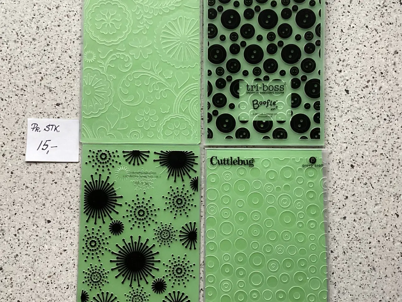 Billede 6 - Scrapbook dies, sæt, embossing, punch, mm. Pr. Fra