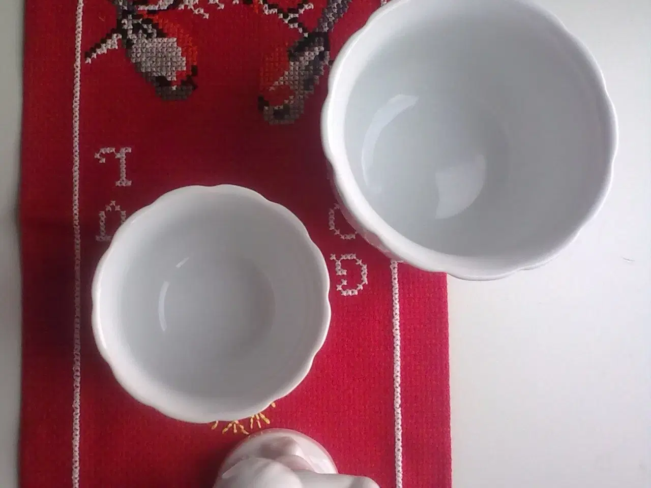 Billede 2 - Fugle på GOD JUL mini dug løber