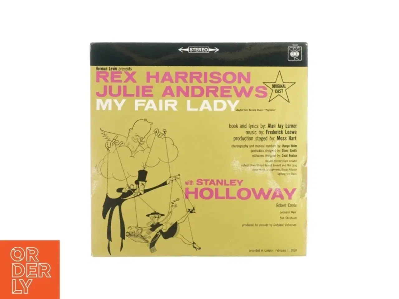 Billede 1 - Rex Harrison, Julie Andrews My fair Lady vinylplade