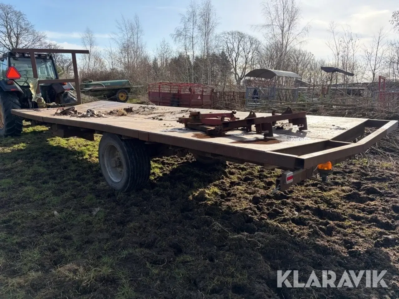 Billede 3 - Landbrugsvogn med hydraulisk vogn bremse