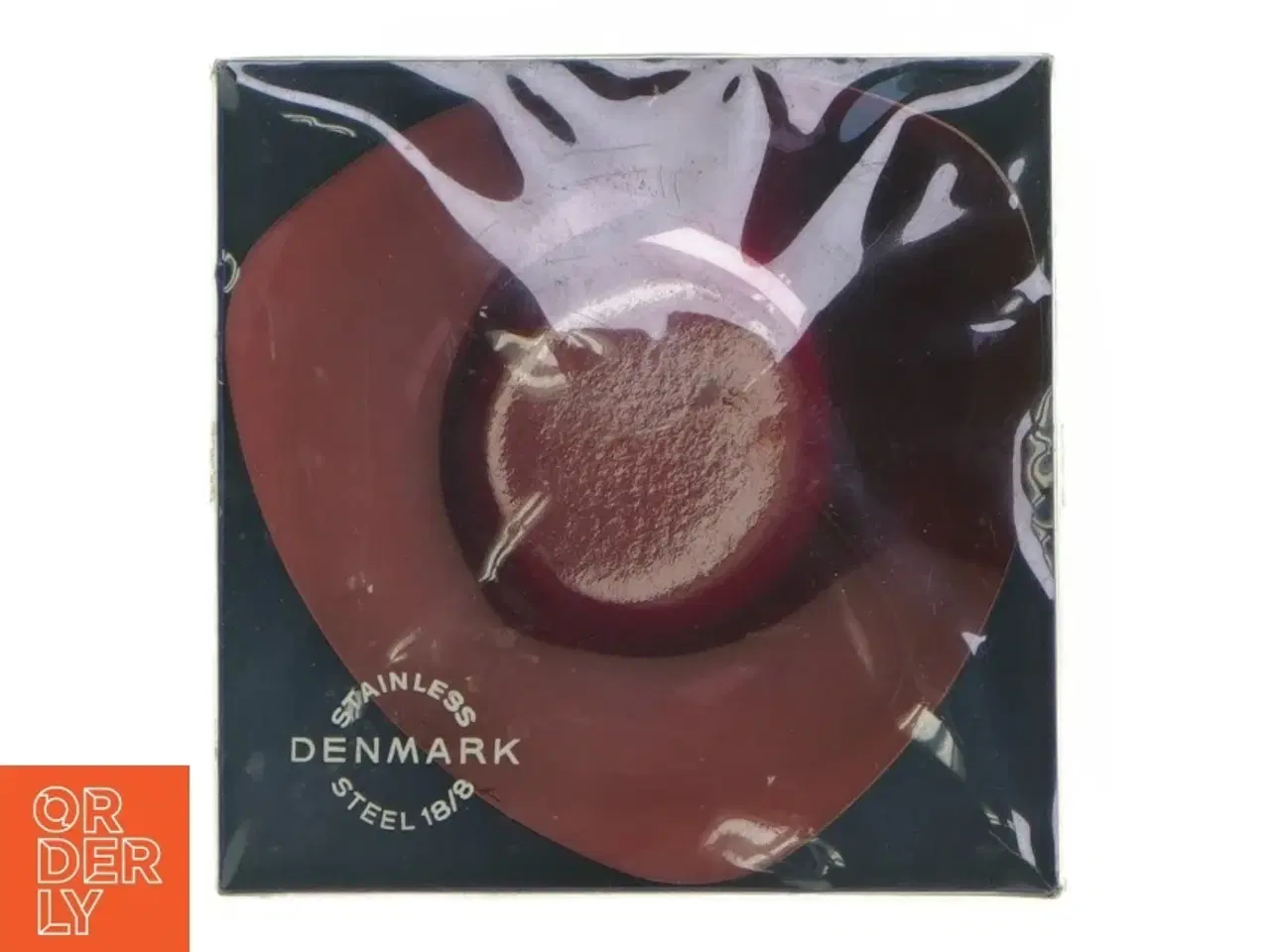Billede 4 - Rød skål (str. 12,5x12,5 cm)