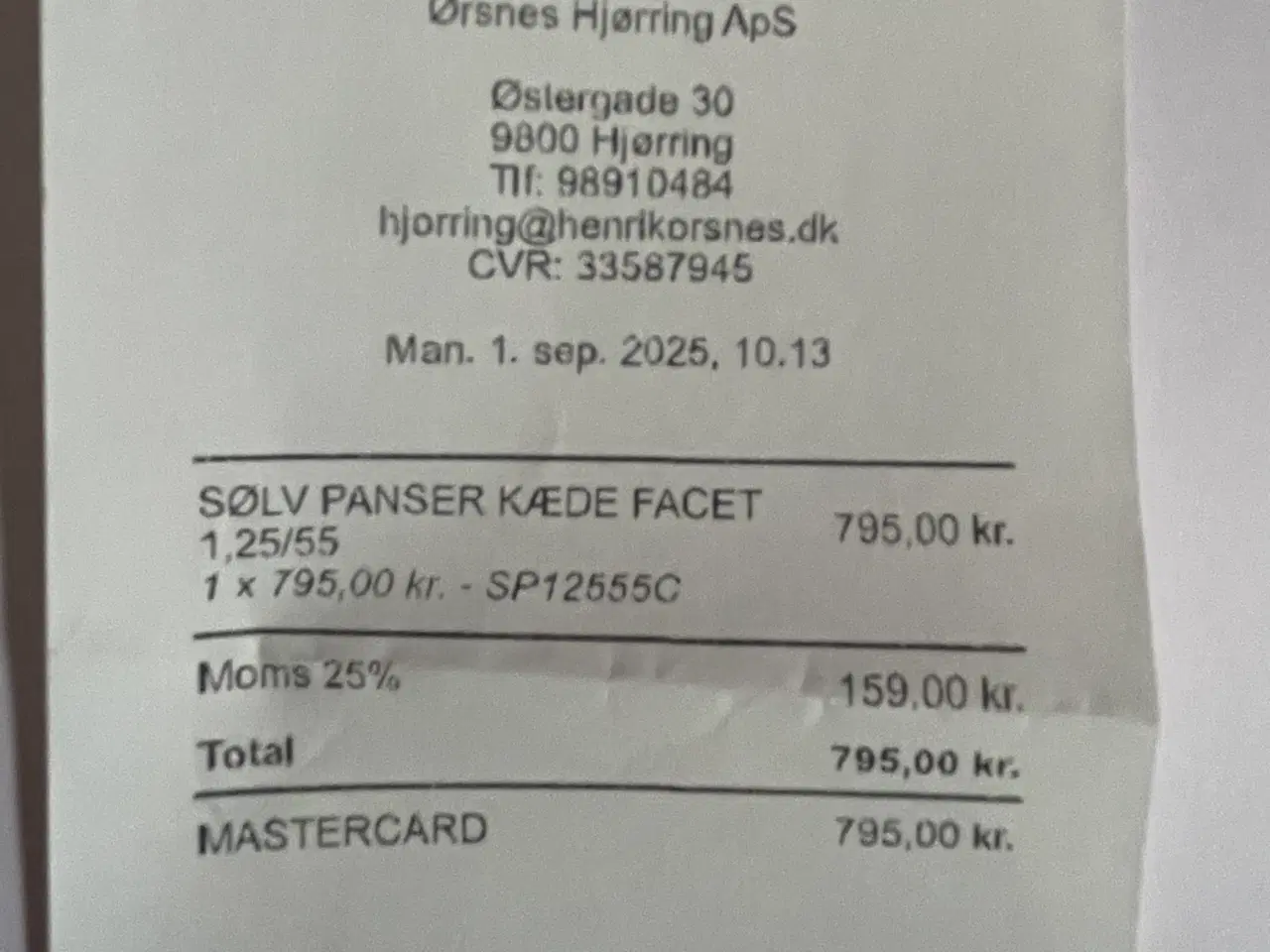 Billede 5 - Sølv panserkæde