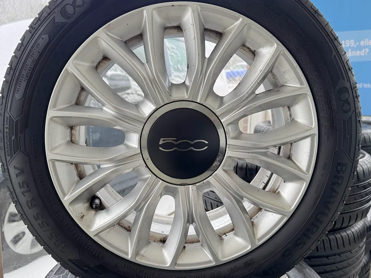 Billede 1 - Sommer Dæk Org Fiat Alufælge