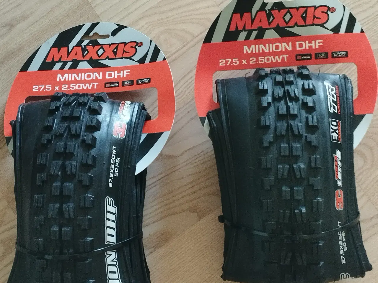 Billede 1 - 2 stk Cykeldæk, Maxxis Minion DHF 3C Maxx Terra/EX