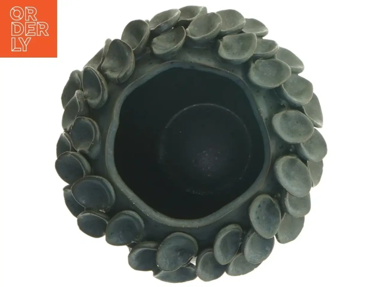Billede 3 - Dekorativ vase med blomsterpræg fra Bahne (str. 19 cm)