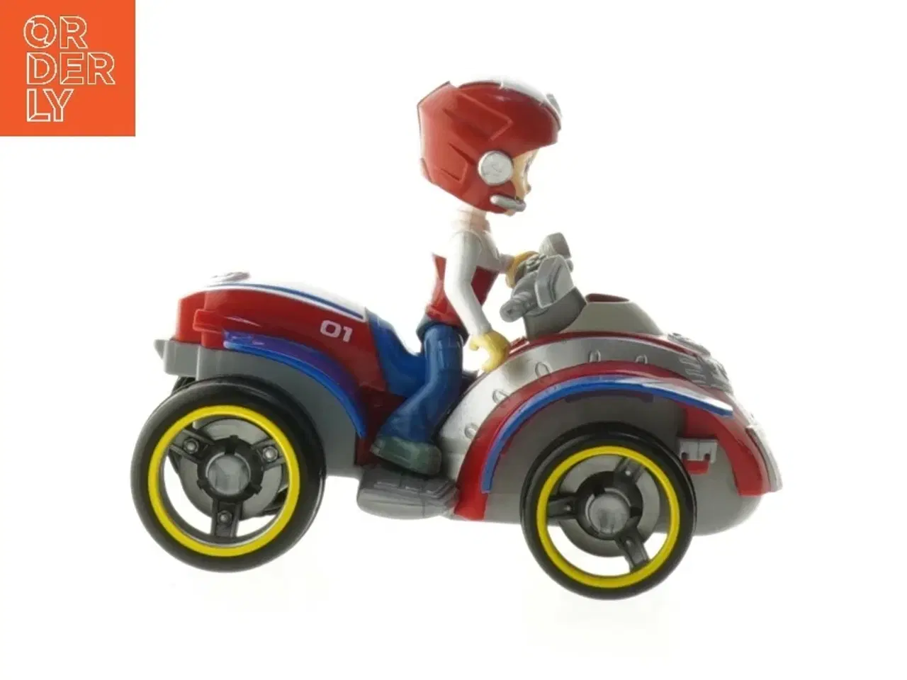 Billede 4 - Motorcykellegetøj med figur fra Paw Patrol (str. 13x9 cm)