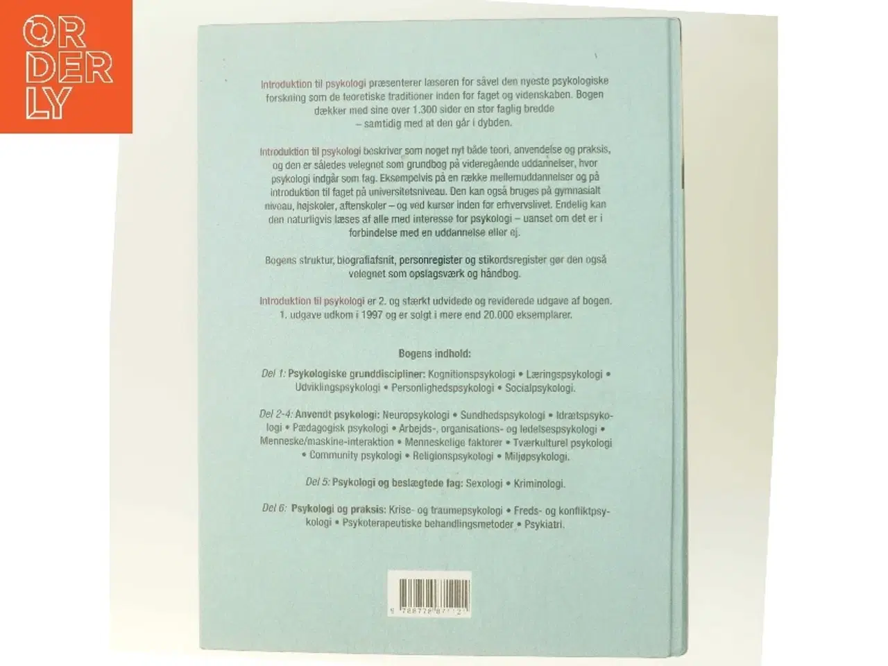 Billede 3 - Introduktion til psykologi : teori, anvendelse, praksis (Bog)