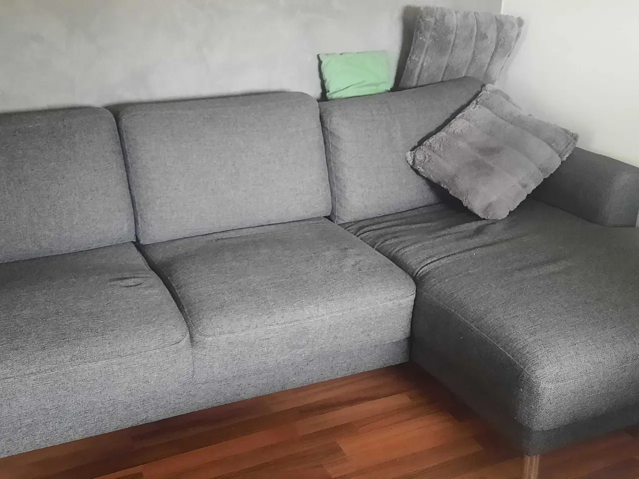 Billede 1 - Sofa med chaiselong 