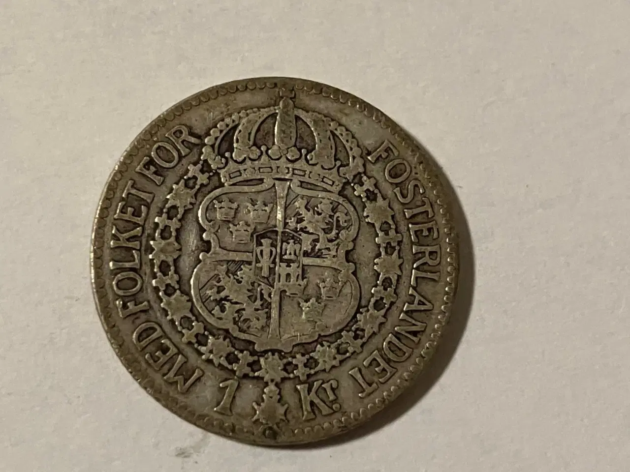 Billede 2 - 1 Krona 1916 Sweden - Silver