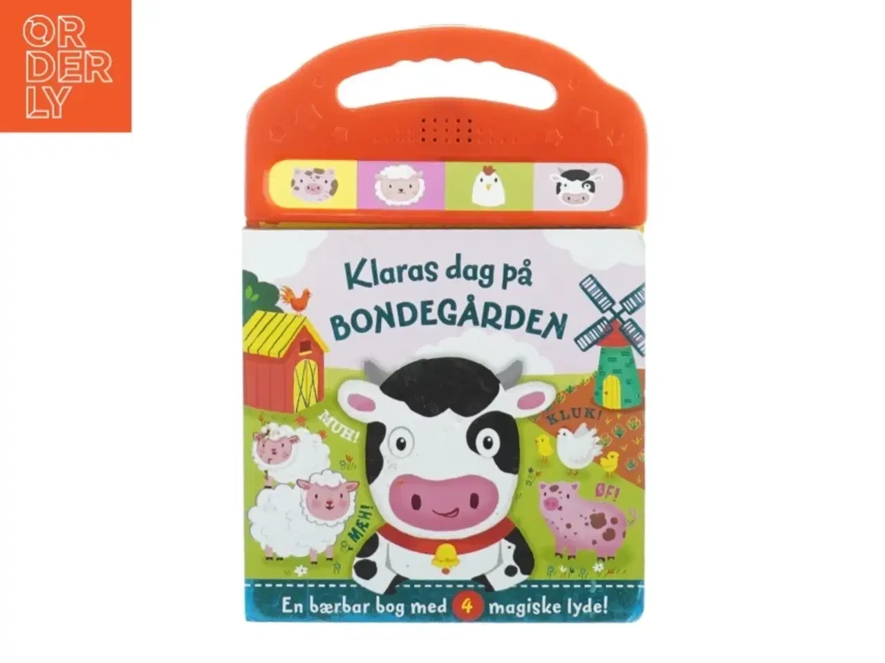 Billede 1 - Klaras dag på bondegården: En bærbar bog med 4 magiske lyde fra Folken (str. 30 x 20 cm)