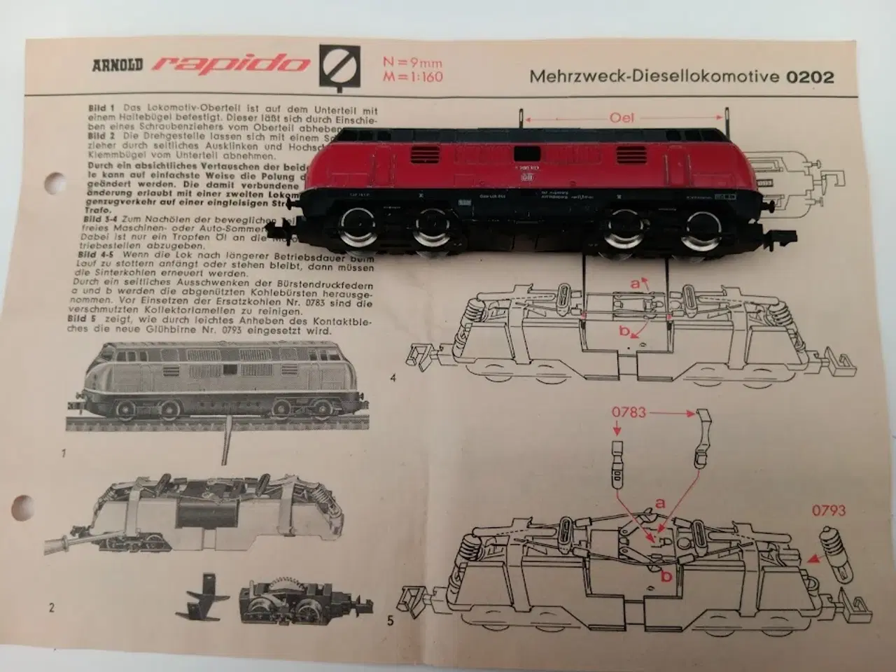 Billede 7 - Arnold Rapid Spor N Diesel Lokomotive model 0202