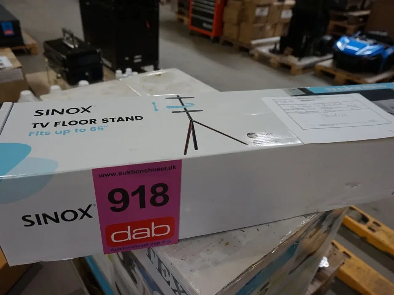 Billede 4 - Sinox Tripod TV gulvstand med drejbar top 45"-65" Træ/sort