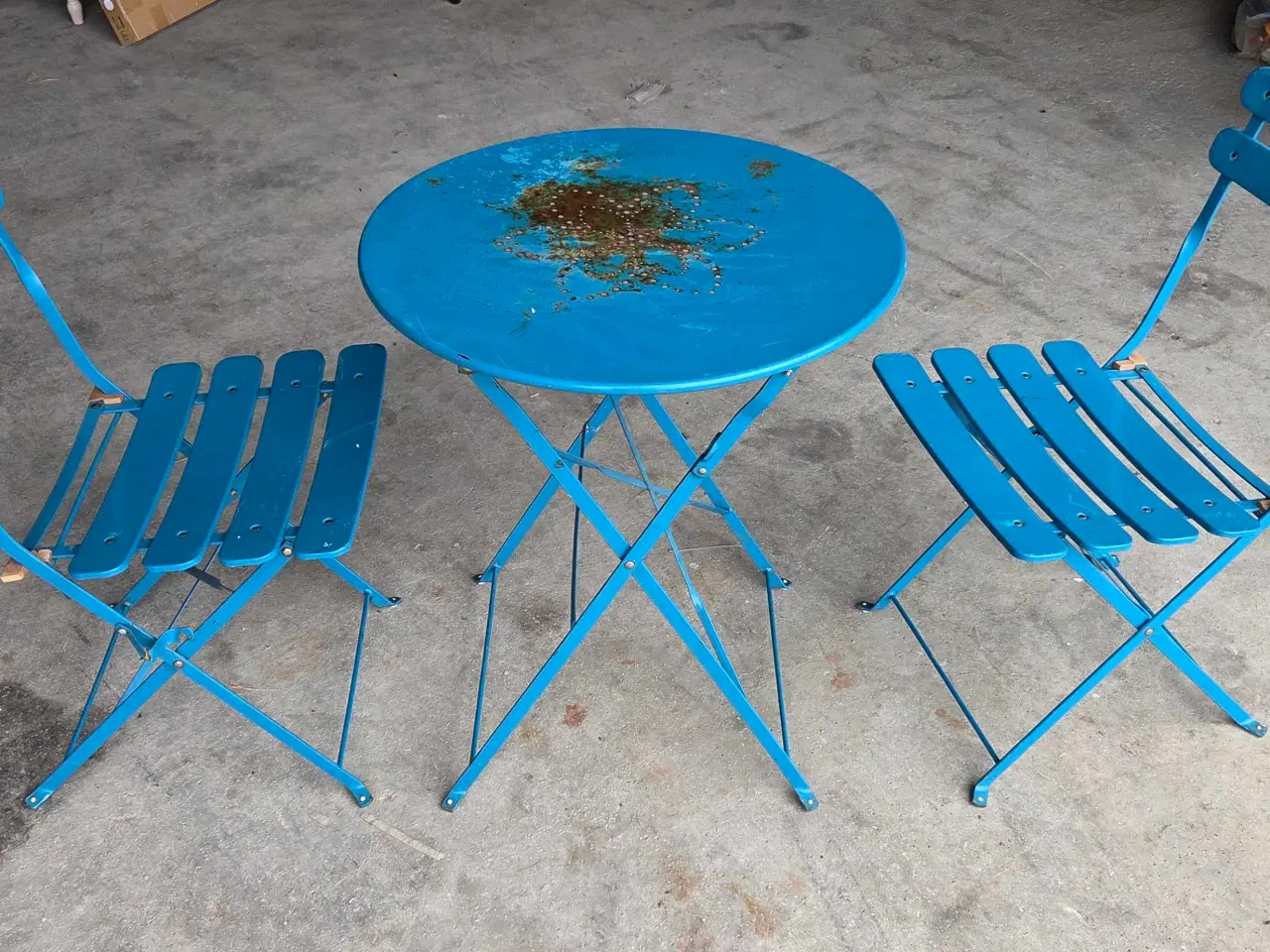 Billede 1 - Café bord i metal 