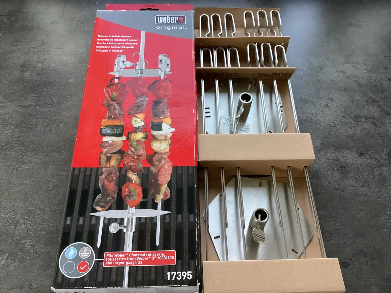 Billede 1 - Original WEBER grillspyd til Rotisseri