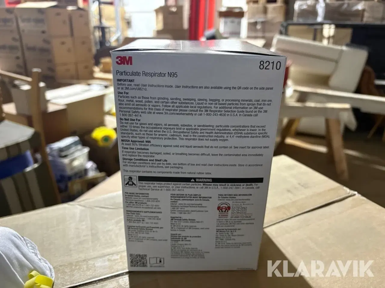 Billede 5 - Støvmasker 3M N95 480 styk