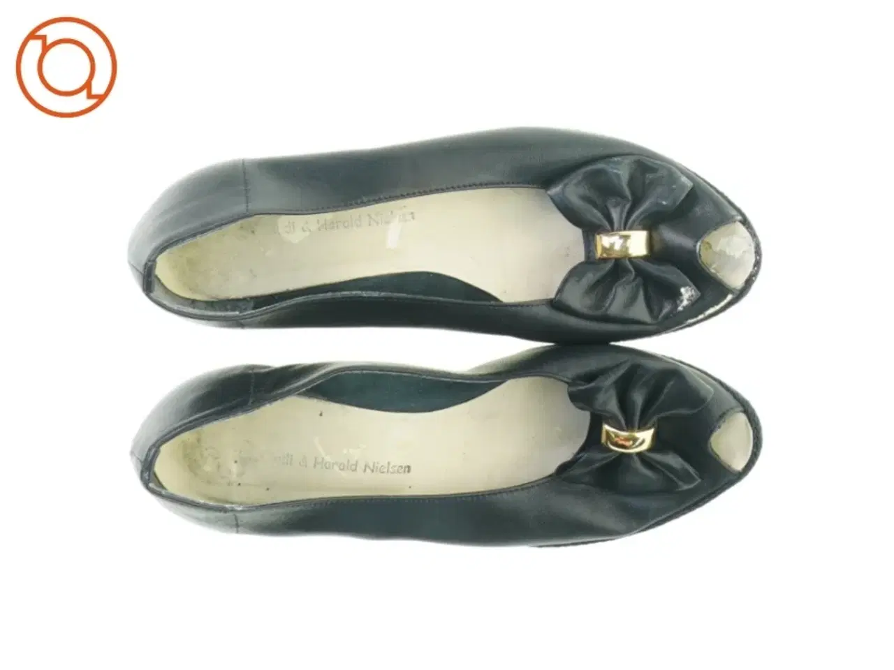 Billede 2 - Vintage Retro Peeptoe Sko med kilehæl fra Rudi Og Harald Nielsen (str. 37)