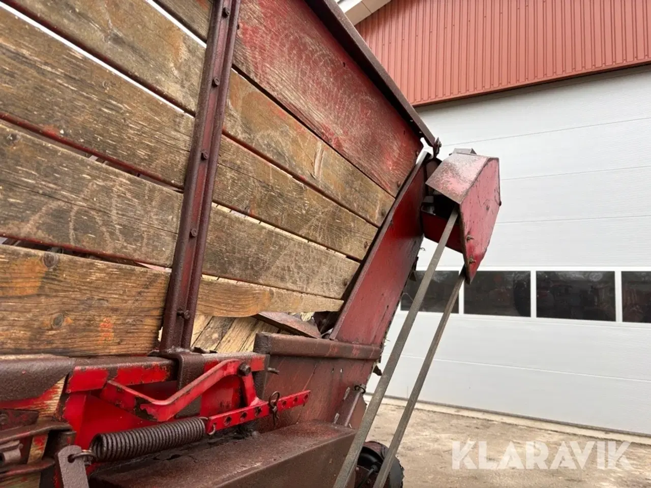 Billede 10 - Aflæsservogn JF AV6000 med hydraulisk bundkæde,