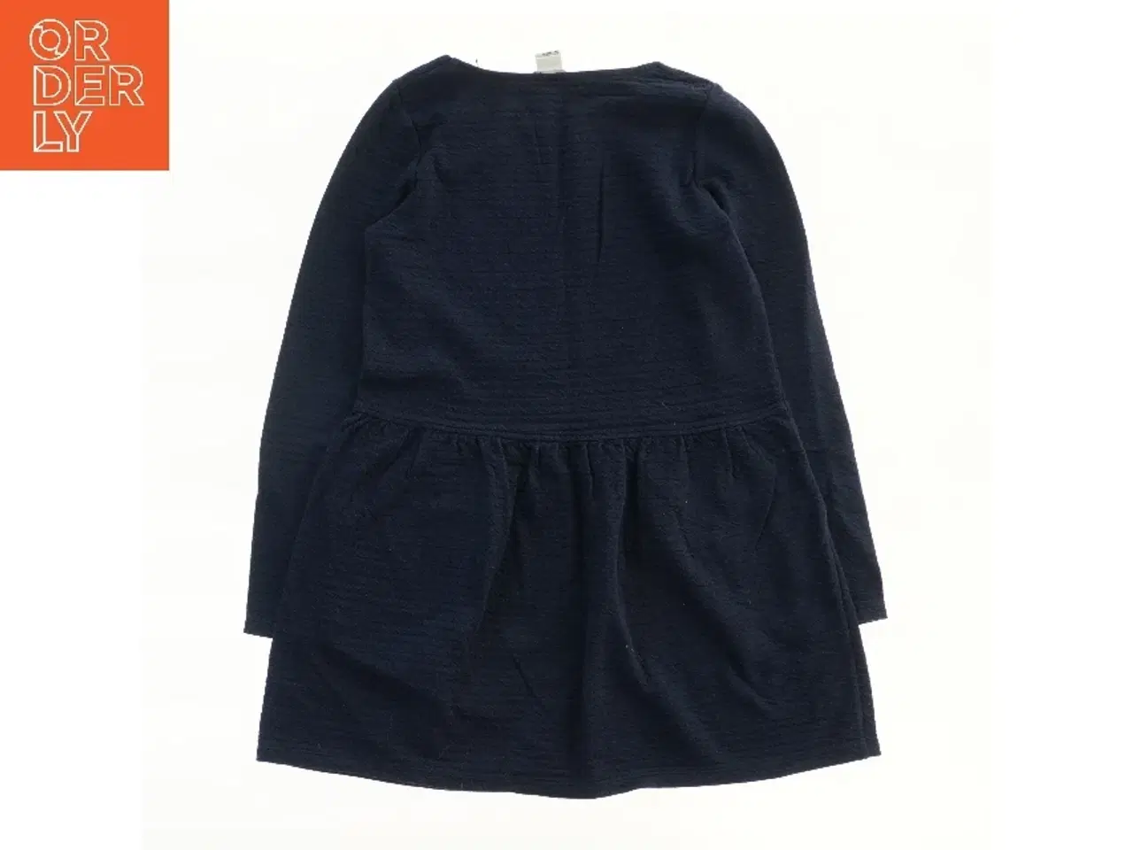 Billede 2 - Langærmet blå kjole fra H&M (str. 134)