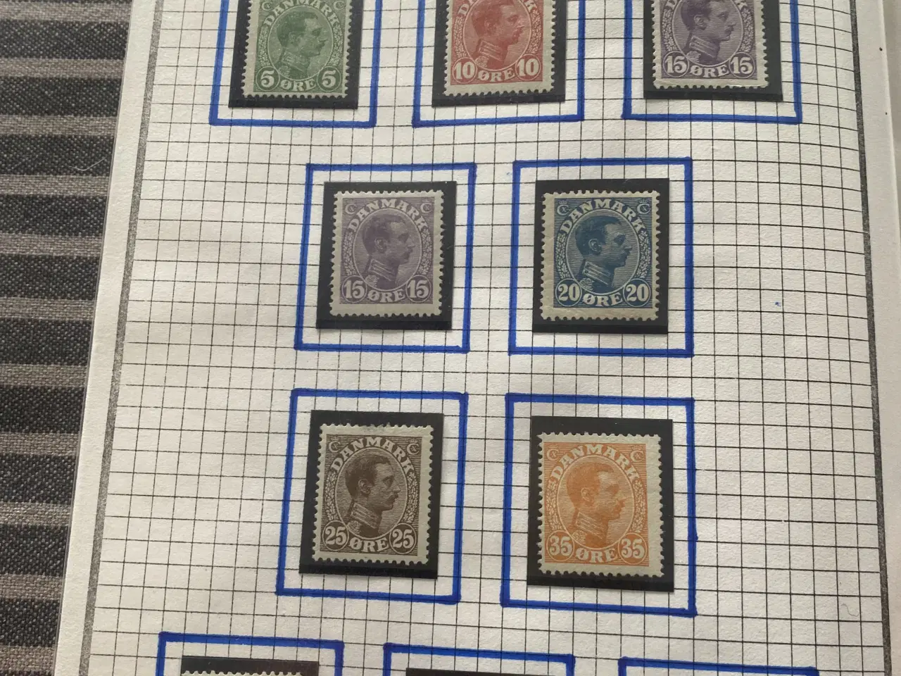 Billede 4 - Frimærker 1904-1933 diverse 1,2,3,4,5 mv. øre 