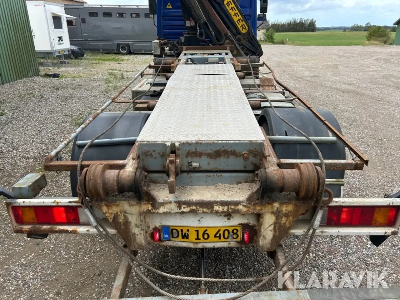 Billede 8 - Lastbil Man 14.224 med kran og wiretræk
