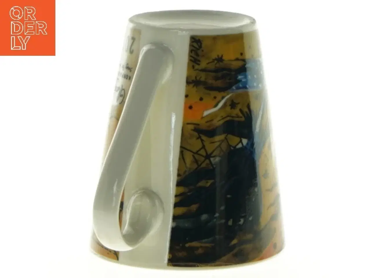 Billede 2 - Keramikkrus med Halloween-motiv (str. 10 x 11,5 cm)