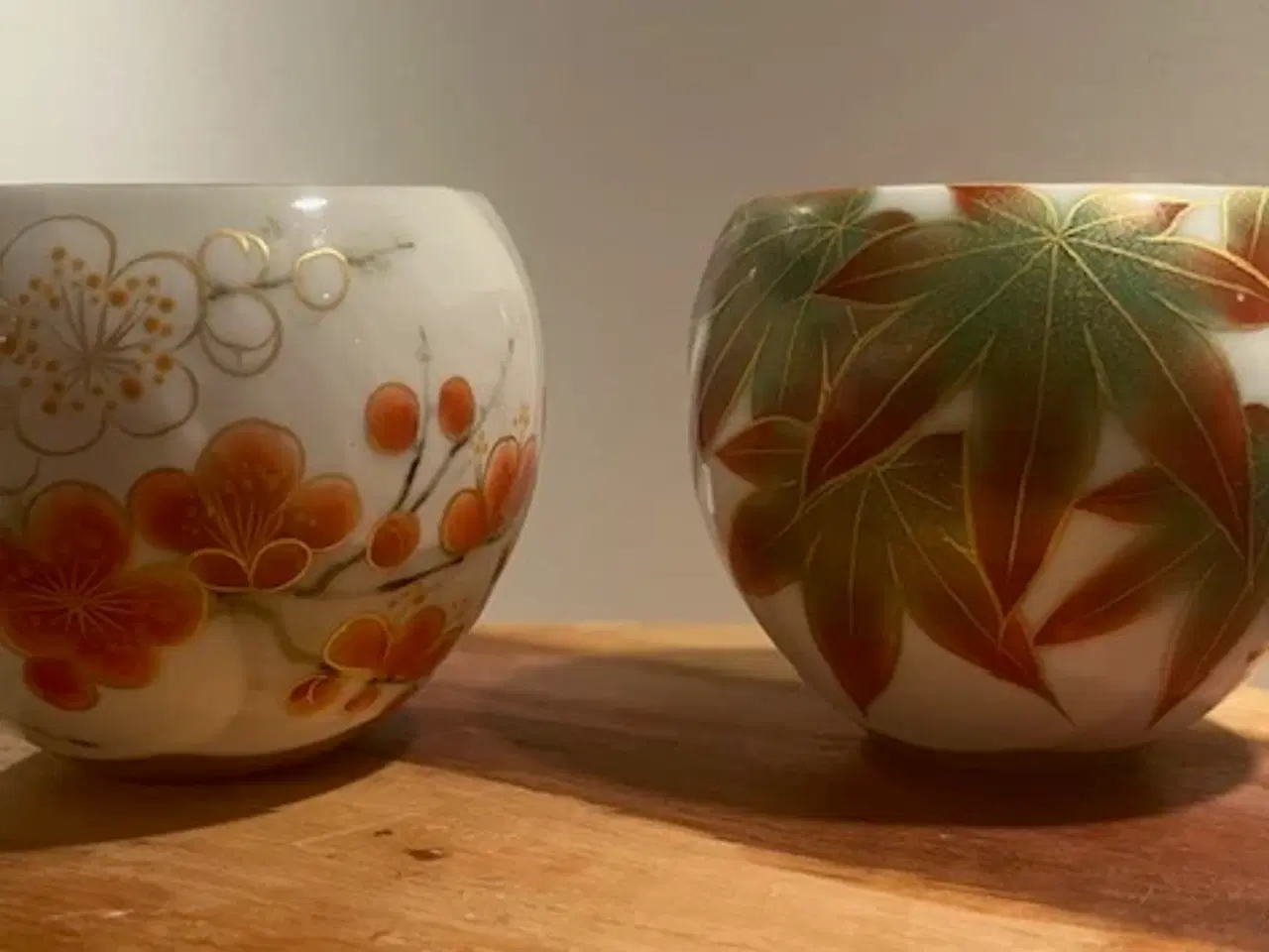 Billede 2 - Smukke håndmalede japanske skåle – Kyo-ware (Touan