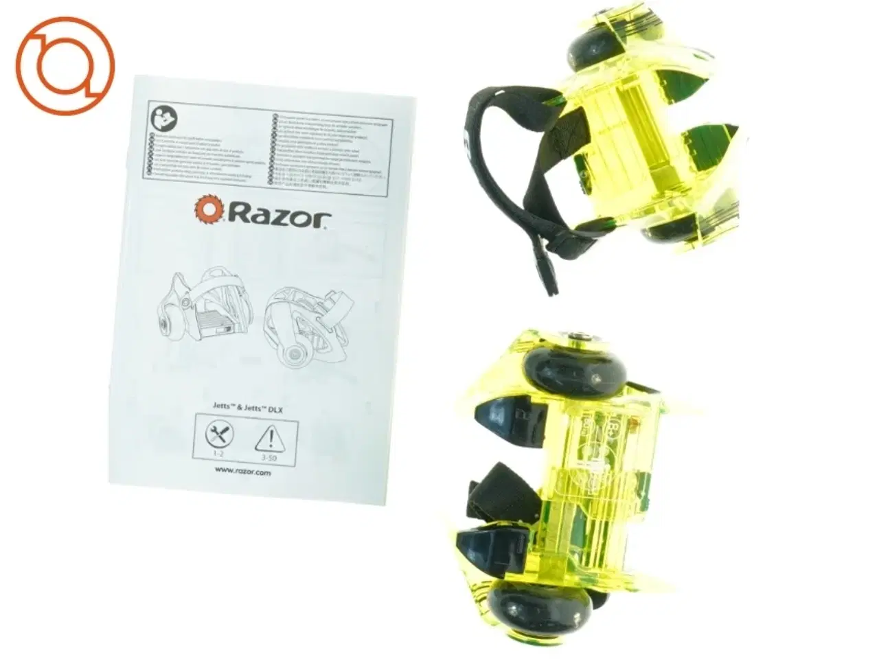 Billede 2 - Razor Jetts hæl-rulleskøjter fra Razor (str. Max 80 kilo)