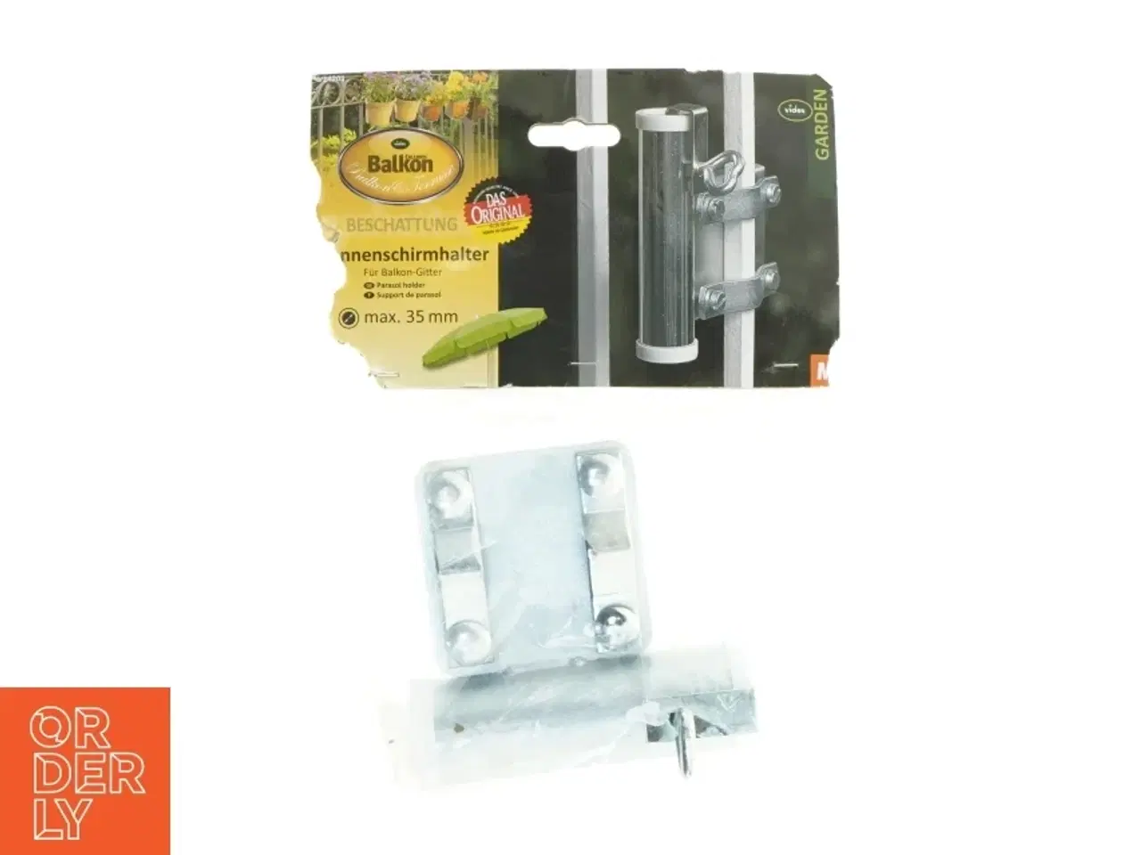Billede 1 - Parasolholder til balkon (str. 15 x 14 x 8 cm)
