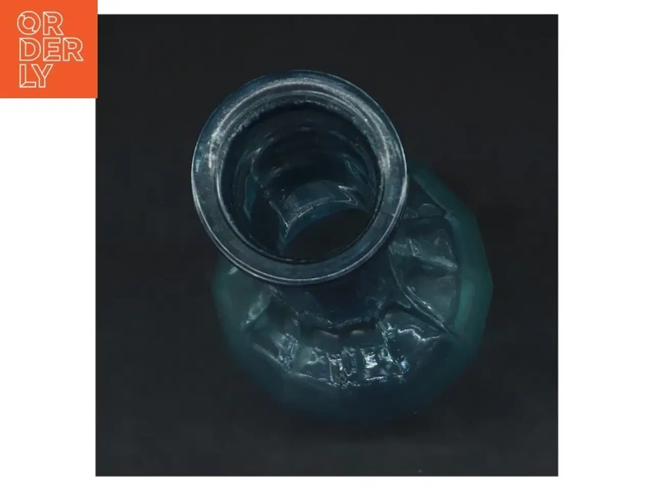 Billede 2 - Høj vase i glas (str. 23 cm)