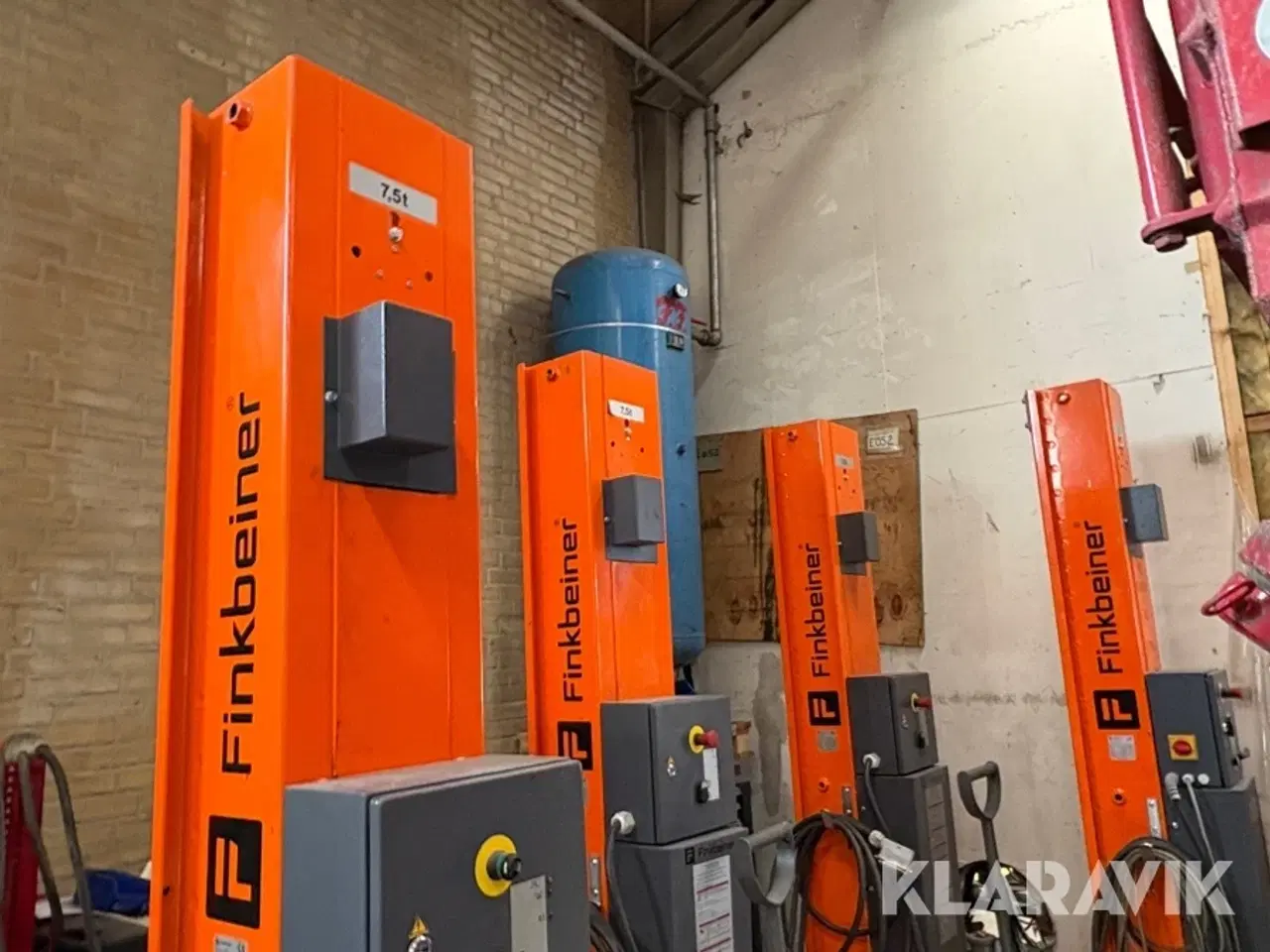 Billede 3 - Mobil søjleløftesystem 30 ton Finkbeiner EHB707V11 4 søjler