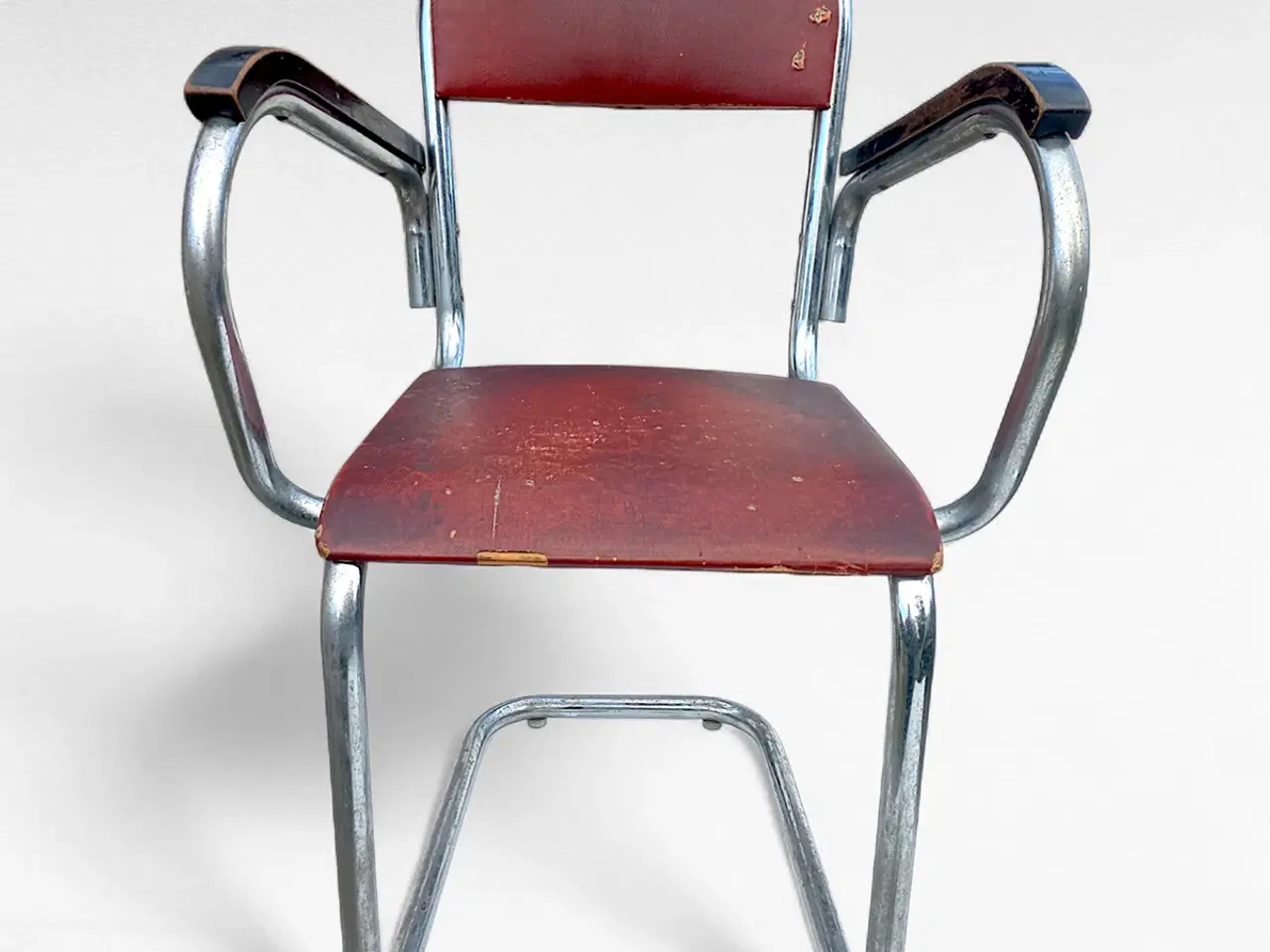 Billede 2 - Funkisstol i forkromet stål – ca. 1930/40’erne