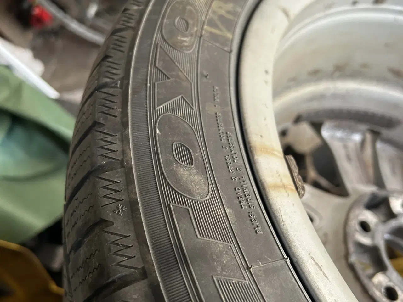 Billede 2 - Alufælge med vinter dæk 5x112 et 48