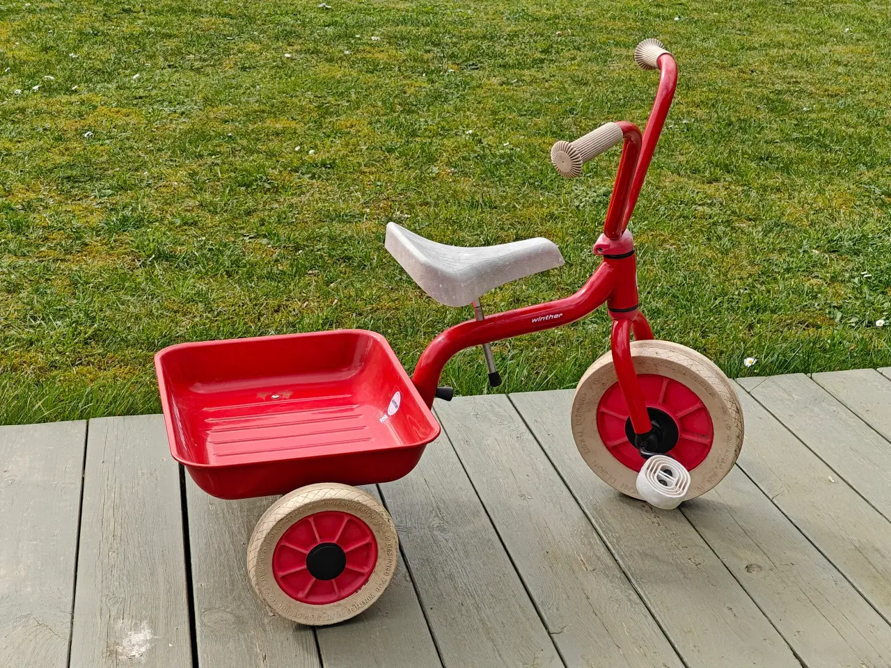 Billede 4 - Winther Børnecykel med lad