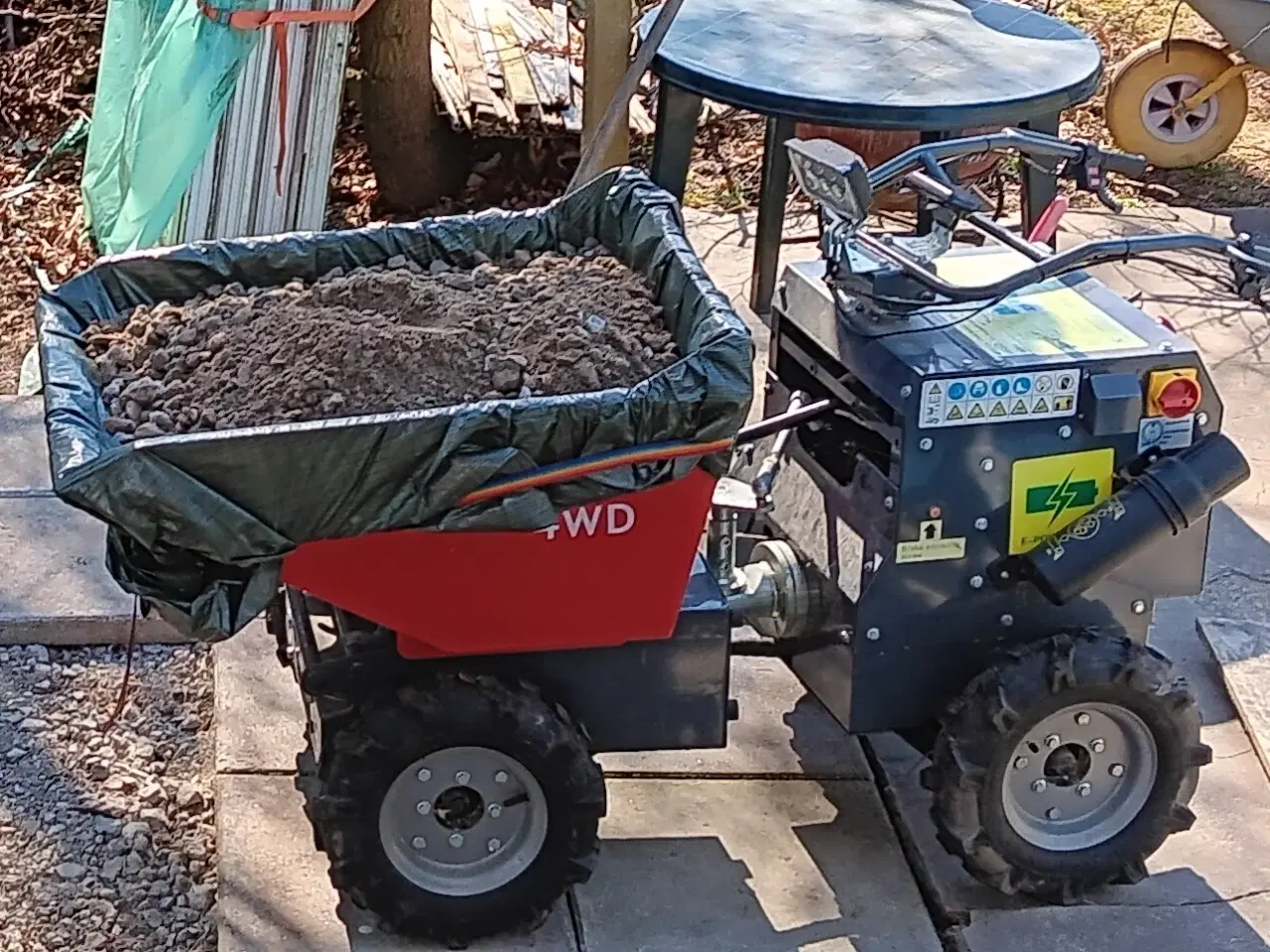 Billede 5 - DUMPER - elektrisk - 4 hjuls træk !