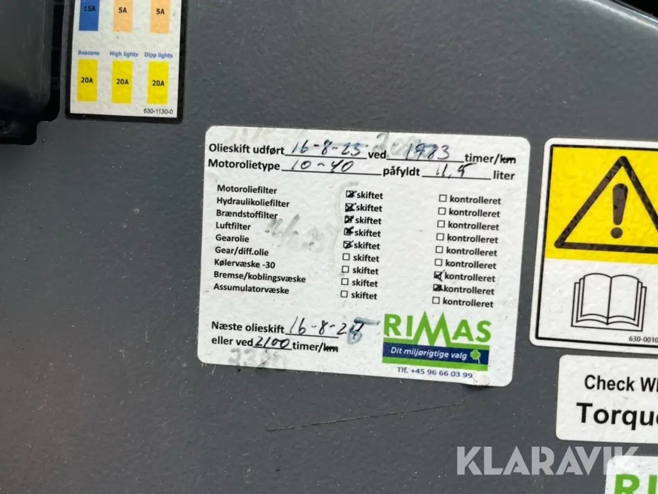 Billede 6 - Redskabsbærer Multihog CX75 med GMR klippebord
