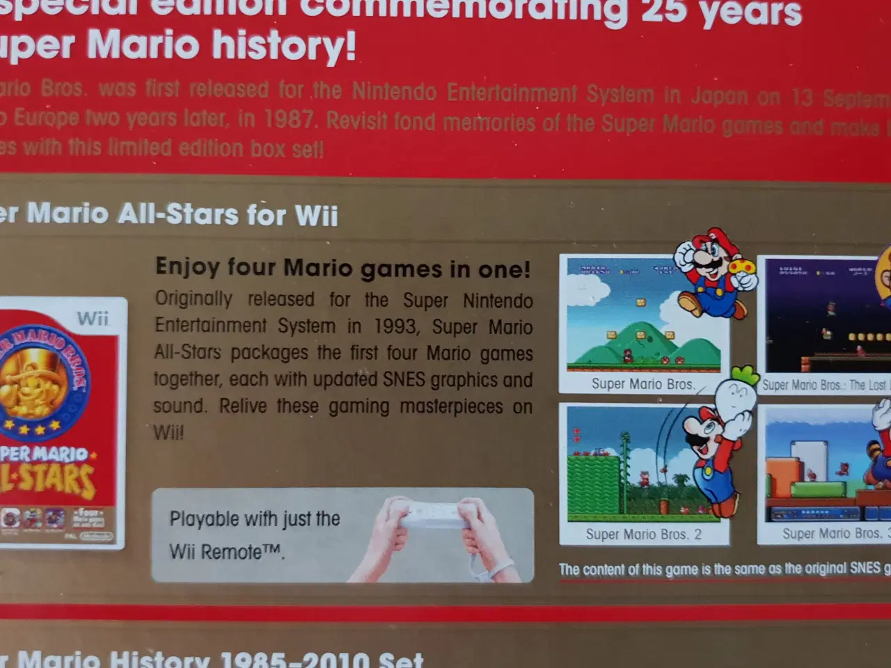 Billede 10 - Nintendo Wii Console Super Mario 25th Anniversary 