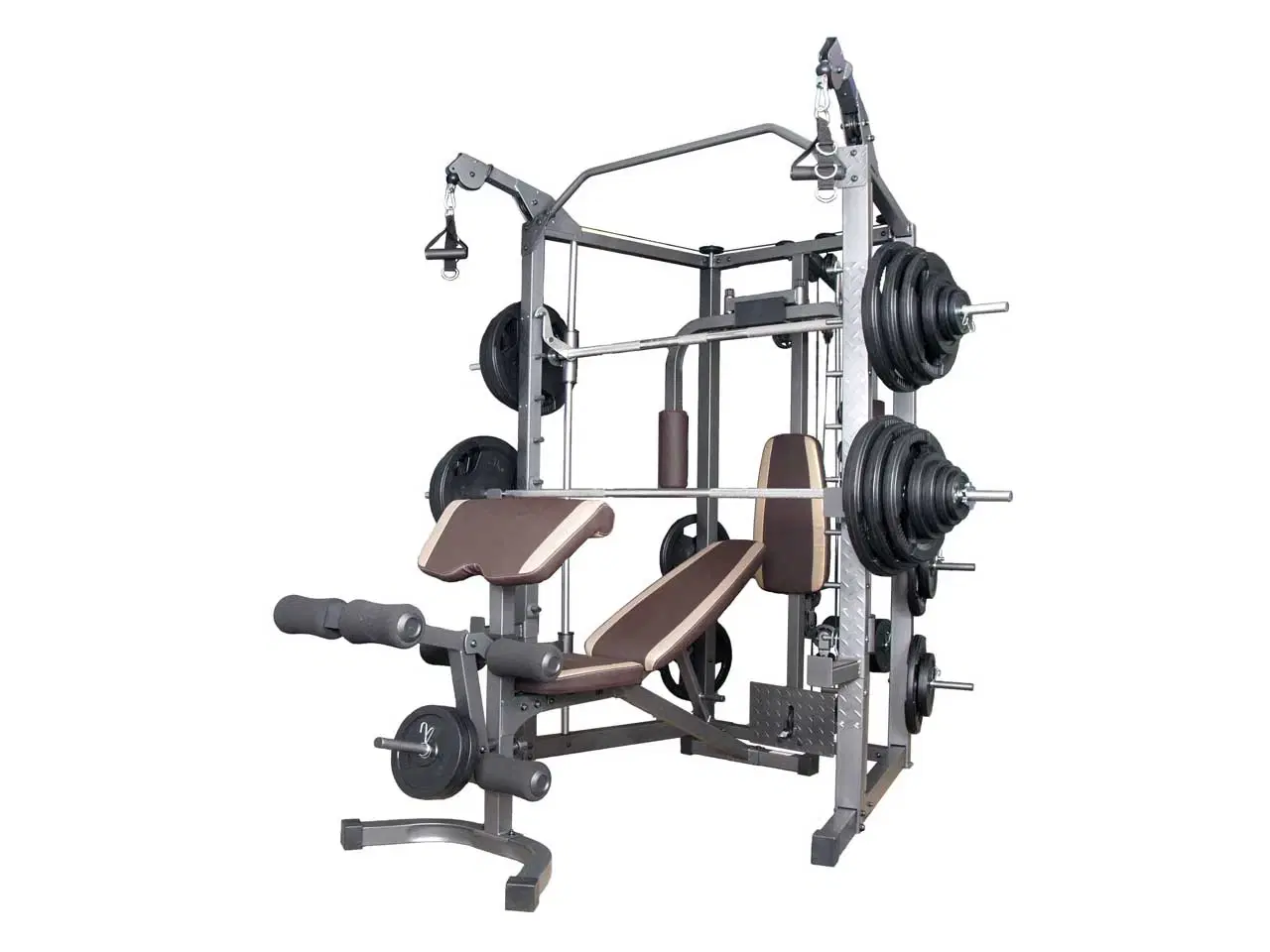 Billede 1 - Træning station, stort sæt m. 314kg. vægtskiver.