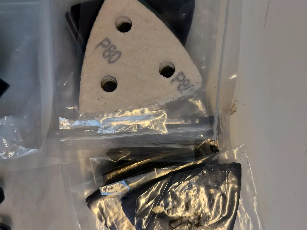 Billede 2 - fincutter Skraberblad og slibeplade til sandpapir