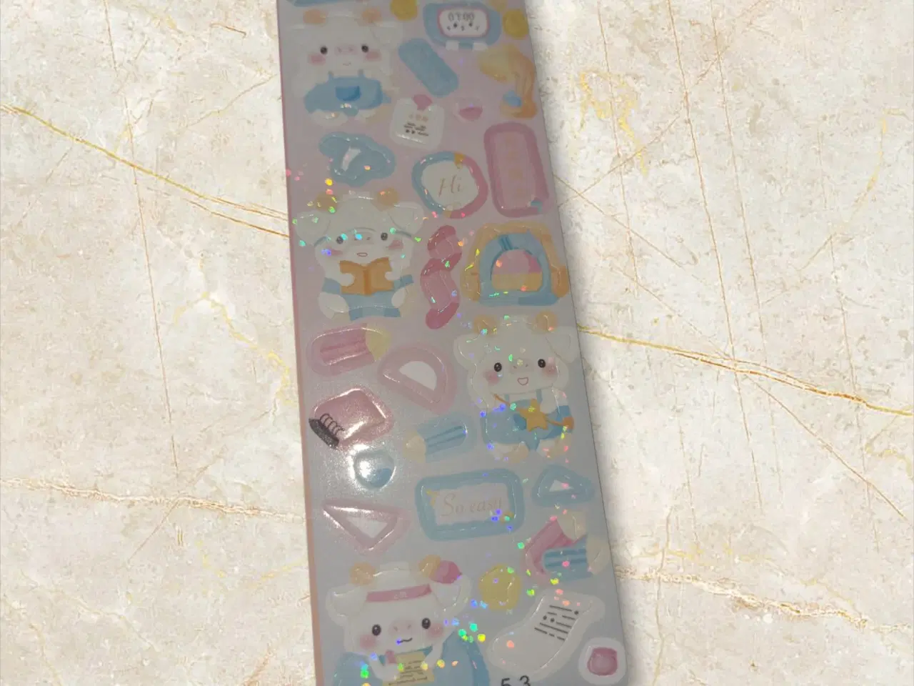 Billede 2 - Pink Paws-klistermærker med lyserød hund og søde d